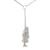 Sterling Silver Lariat Style Bass Necklace