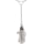 Sterling Silver Lariat Style Grouper Necklace