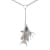 Sterling Silver Lariat Style Hogfish Necklace