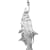Sterling Silver Tarpon Pendant.