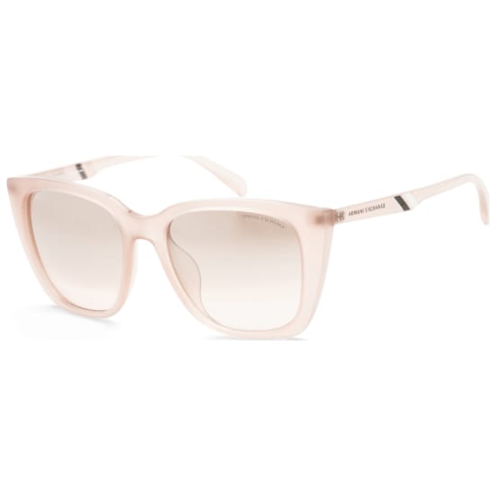 armani exchange women's fashion shiny opaline pink sunglasses ax4116su-82758z-53