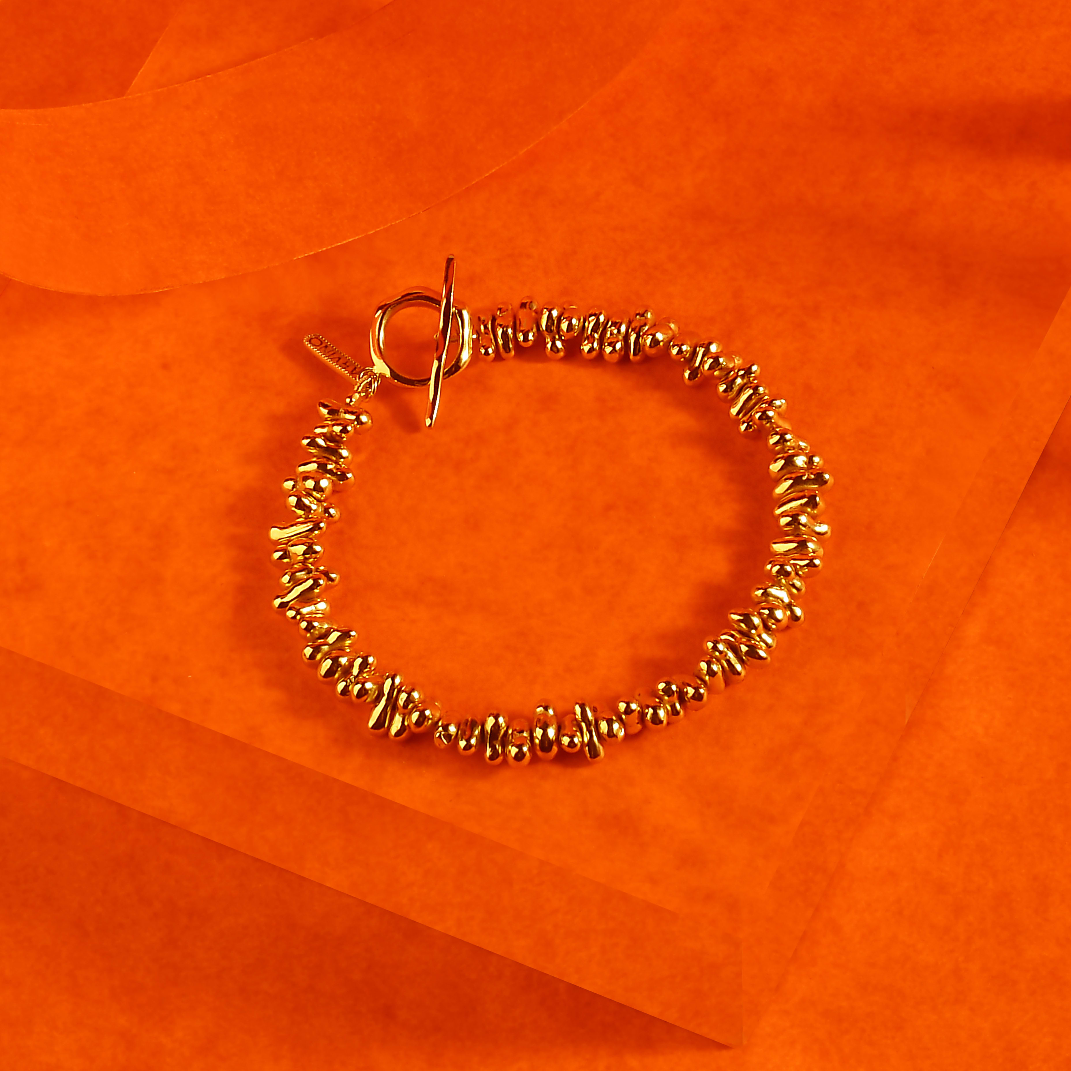 Pellet Bracelet (18K PVD Gold Plated)