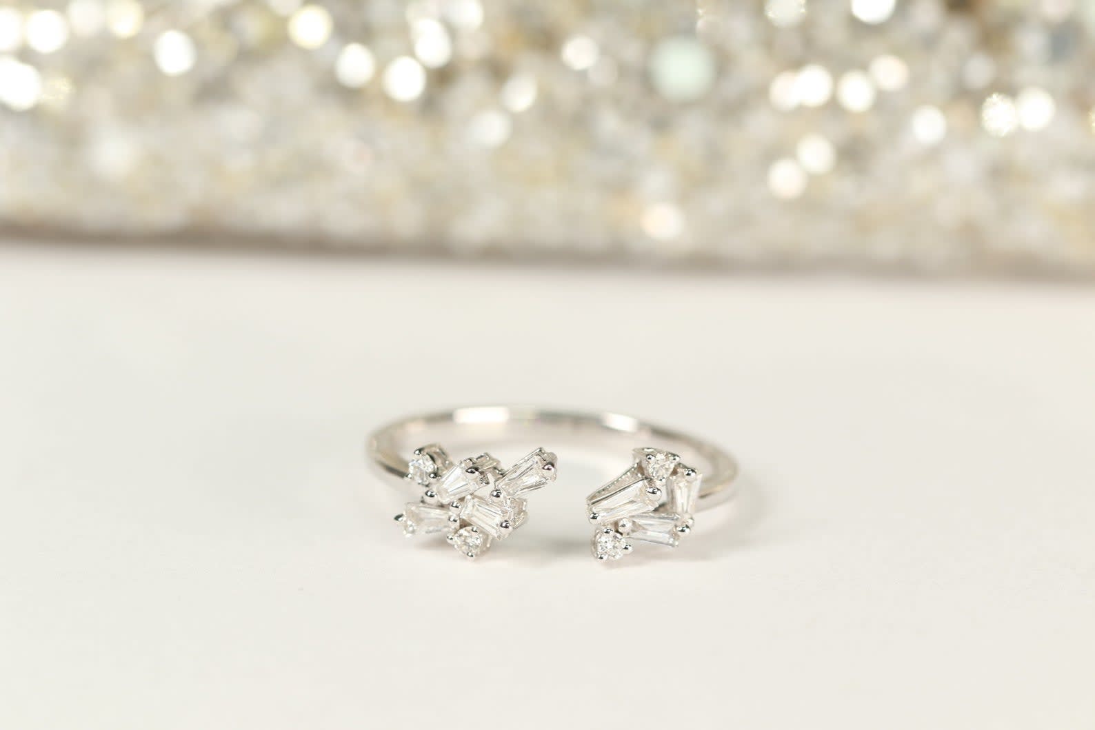 Classic Diamond 14K White Gold Round Cut Wedding Ring by 