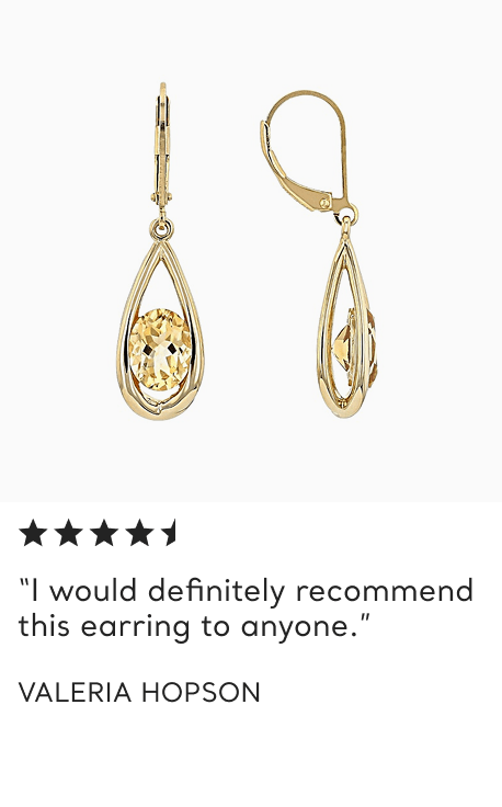 Citrine Dangle Earrings