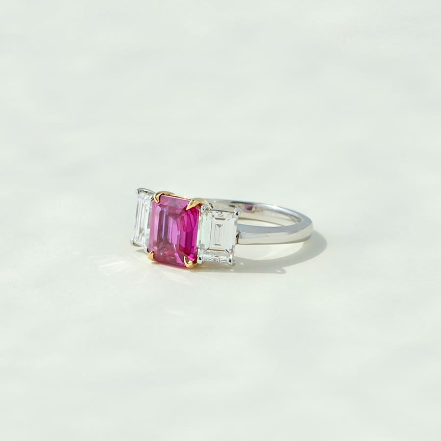 three-stone ring 
