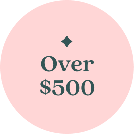 Over $500 