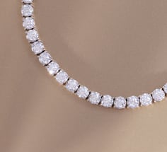 diamond white gold bracelet