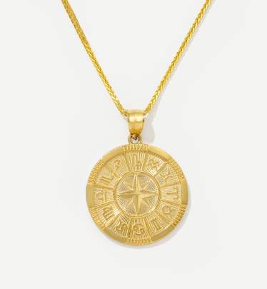 yellow gold medallion 