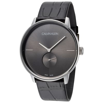 black Calvin Klein watch 