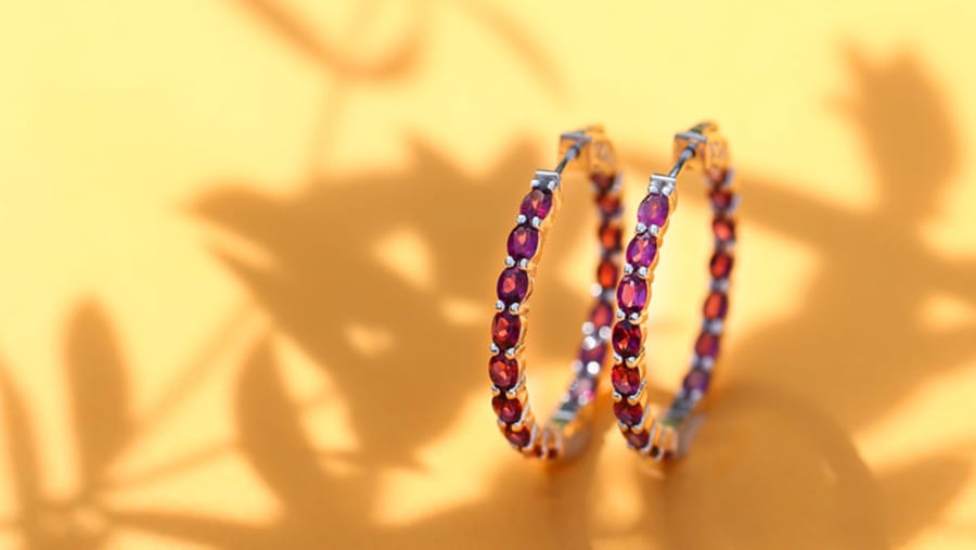 Garnet Earrings