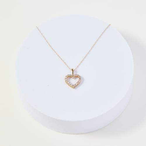 diamond heart pendant from Brilliant Expressions