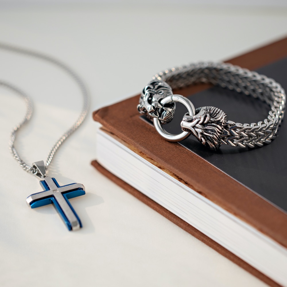 Cross Necklace & Bracelet 