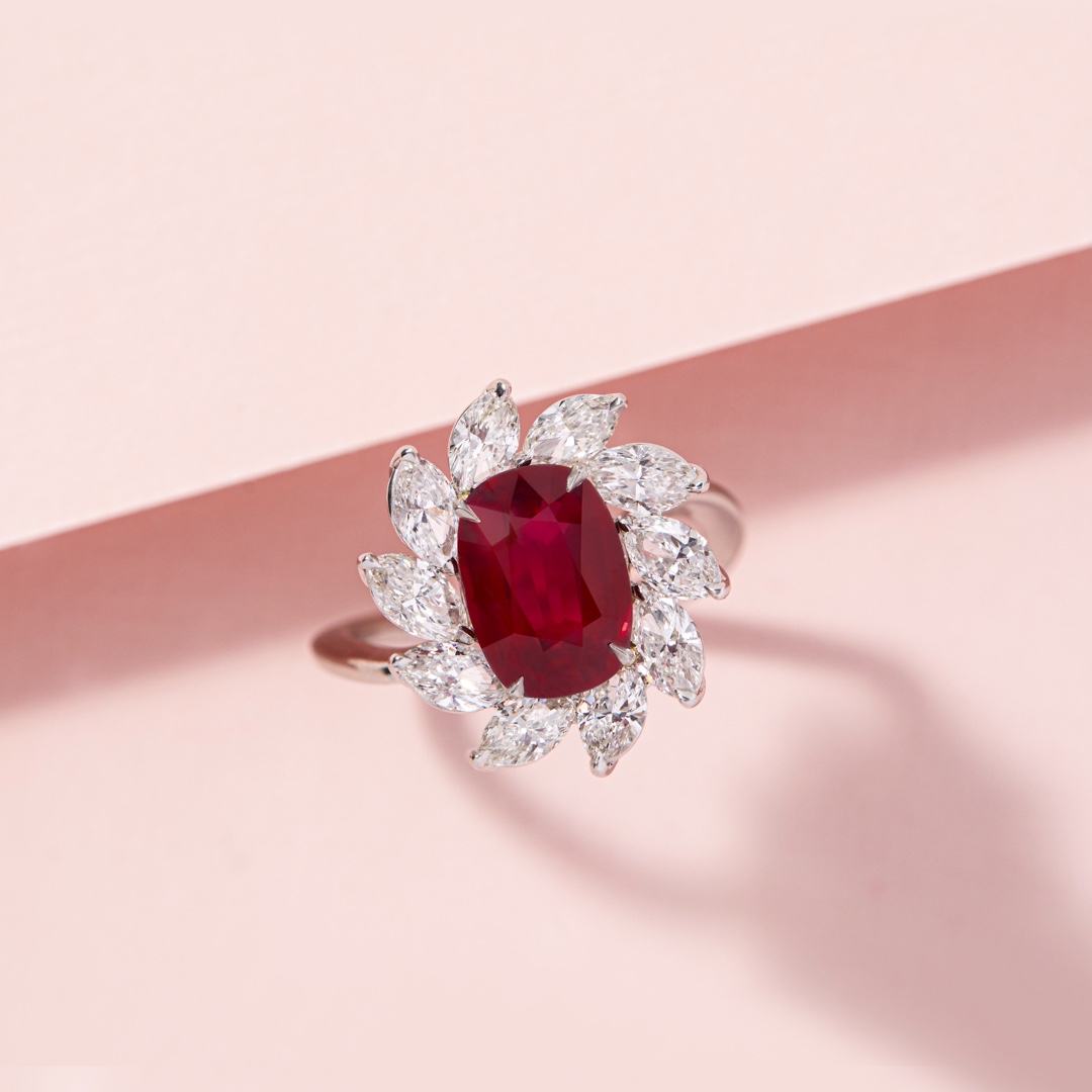 Red ruby ring