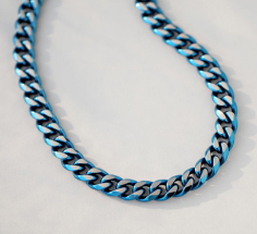 steel mens necklace