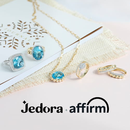 blue gemstone and gold jewelry items